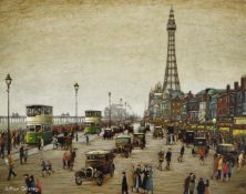 λ Arthur Delaney (British 1927-1987), The Golden Mile and the Tower, Blackpool