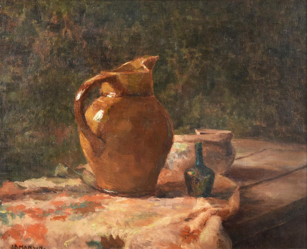 James Bolivar Manson (British 1879-1945), Still Life with Brown Jug