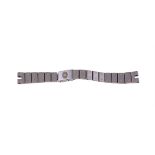 Cartier, a bi-colour block link watch bracelet