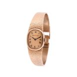 Beuche Girod, Lady's 9 carat gold bracelet watch