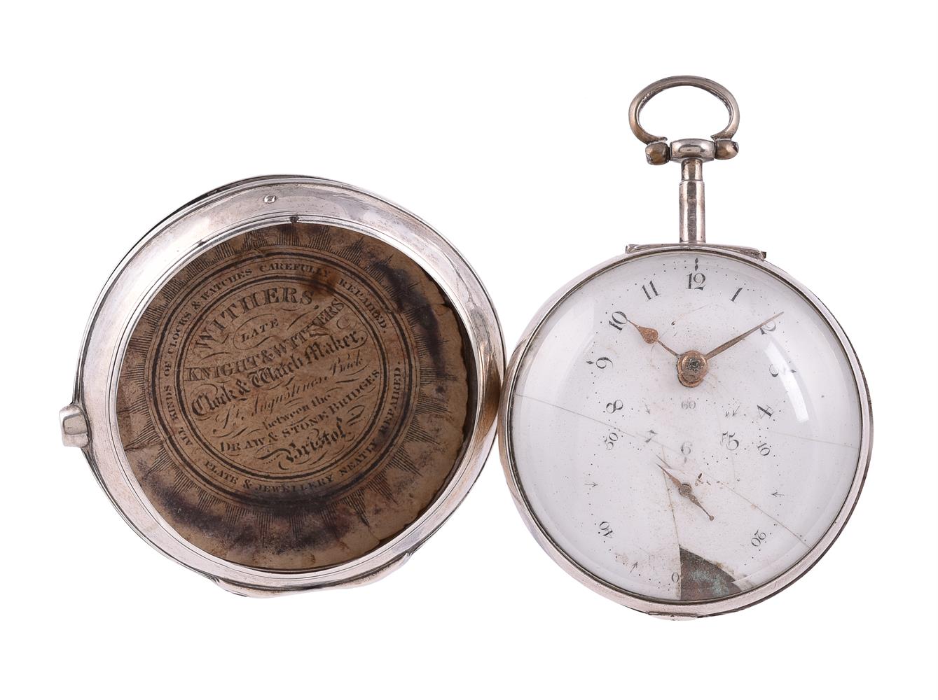 P. Daniel, London, Silver open face pocket watch, circa 1794 - Image 2 of 3