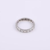 A diamond eternity ring