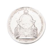 Papal States, Clement XII, Capella Corsini built for Lateran Basilica 1733, silver medal by Otto Ham