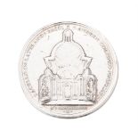 Papal States, Clement XII, Capella Corsini built for Lateran Basilica 1733, silver medal by Otto Ham