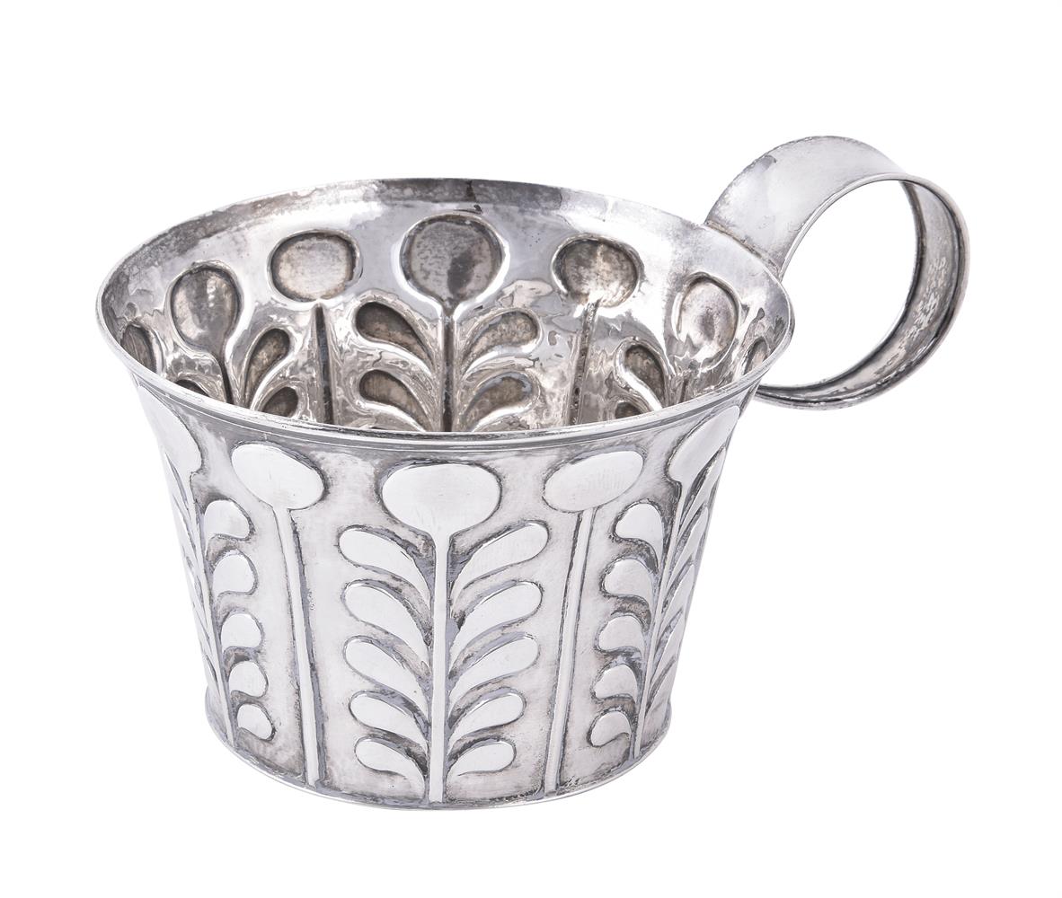 An Edwardian silver reproduction of an ancient classical cup by George Nathan & Ridley Hayes