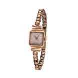Unsigned, Lady's gold coloured wrist watch, no. 795