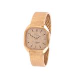 Omega, Constellation, Lady's 18 carat gold bracelet watch