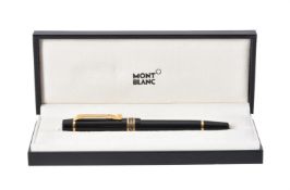 Montblanc, Donation Series, Yehudi Menuhin, a black resin fountain pen