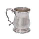A silver baluster mug by C. S. Harris & Sons Ltd