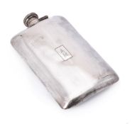 An American silver hip flask by Black, Starr & Frost