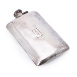 An American silver hip flask by Black, Starr & Frost