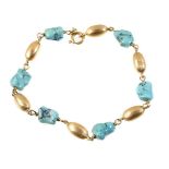 A turquoise bracelet