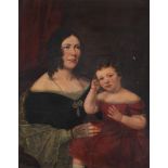 J C Ronland (19th century), 'Mrs James (née Armitage) and her son Herbert'