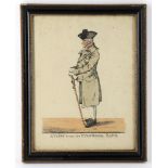 A group of ten 19th century hand coloured portrait/satirical prints - mostly military related