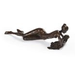 λ Benson Landes (1927-2013) bronze limited edition 'Mother and child'