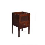 A George III mahogany night commode