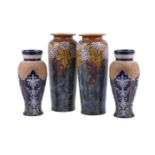 A pair of Royal Doulton vases