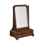 An early George III mahogany dressing mirror