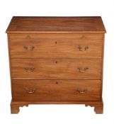 A George III mahogany chest of drawers