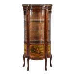 A French mahogany and gilt metal mounted display cabinet