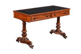A William IV mahogany library table