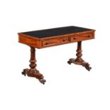 A William IV mahogany library table