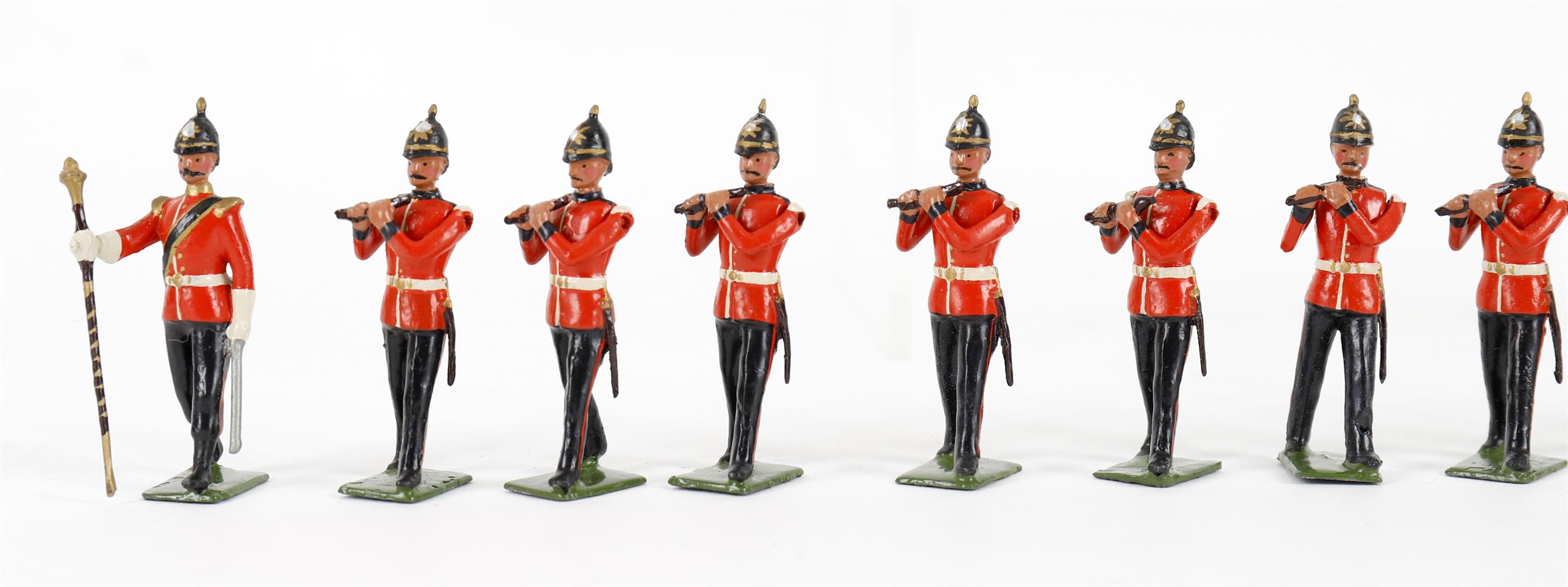 Britains Band of the Line from various sets - Image 3 of 5