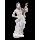 A Meissen figure of a saint