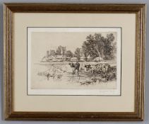Seymour Haden (British 1818-1910), Five landscapes