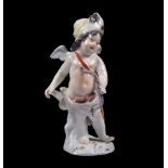 A Meissen figure of Cupid