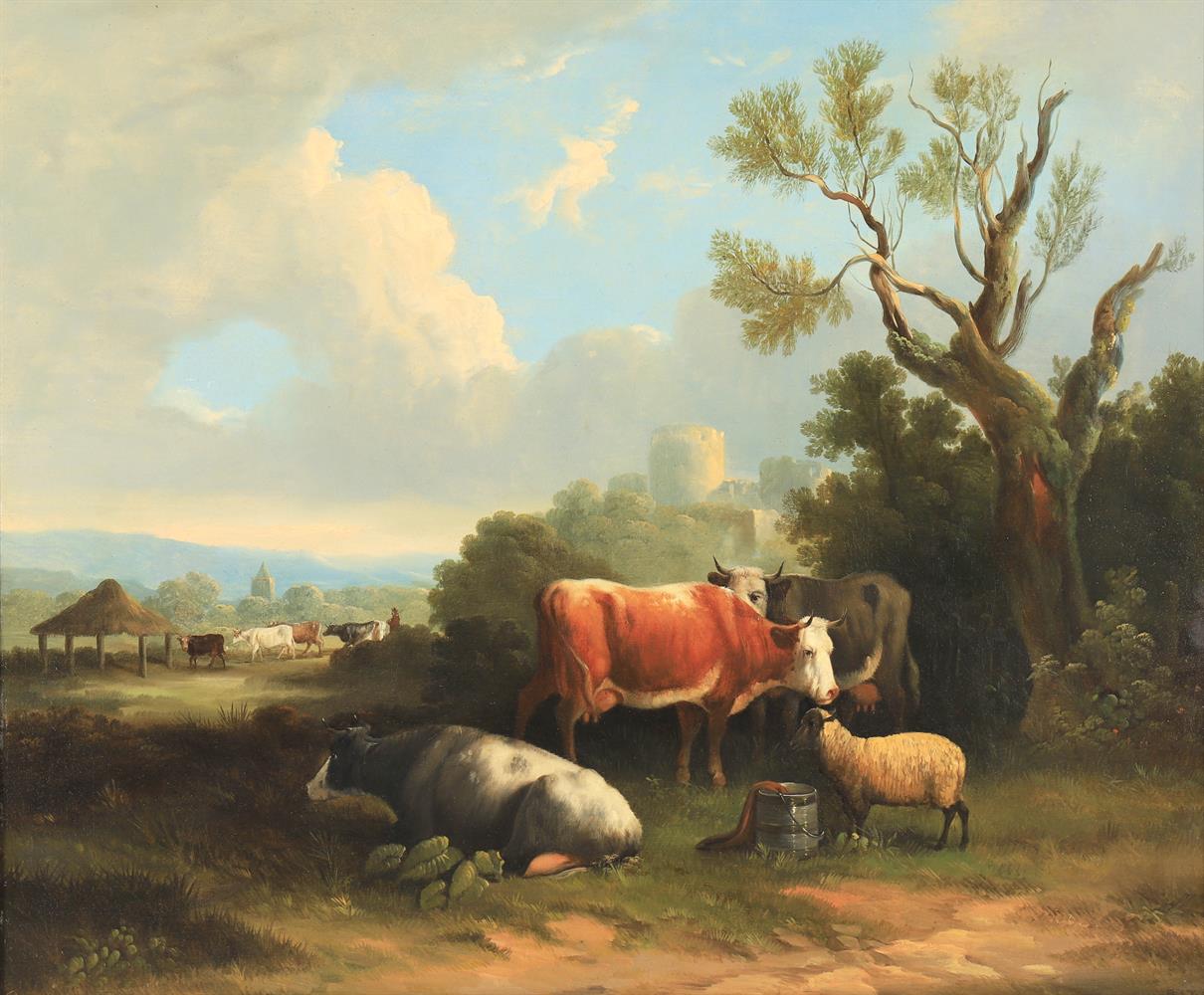 Follower of Charles Towne 'Cattle in landscape'