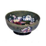 A Walter Moorcroft Orchid pattern bowl