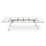 Norman Foster for Tecno Spa, a rectangular 'Nomos' dining table