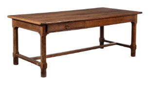 An oak refectory table