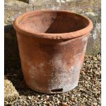 A Victorian terracotta herb planter