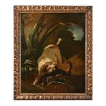 Follower of Jean Baptiste-Oudry, Spaniel on the hunt