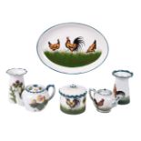 Four items of Wemyss pottery
