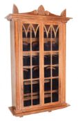 David Linley, an American walnut and inlaid wall cabinet