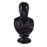 A Wedgwood black basalt bust of Sir Isaac Newton (1643-1727)