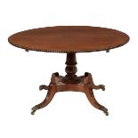 A Regency mahogany centre table