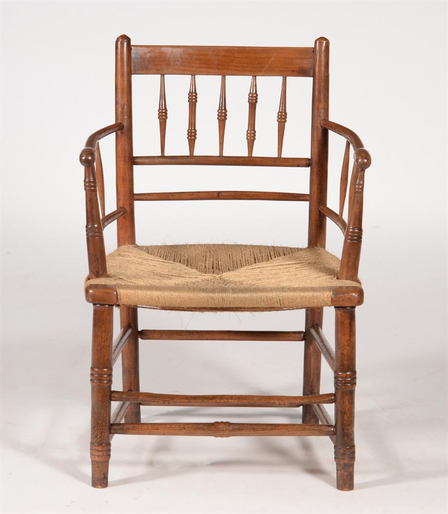 A turned beech armchair - Image 2 of 2