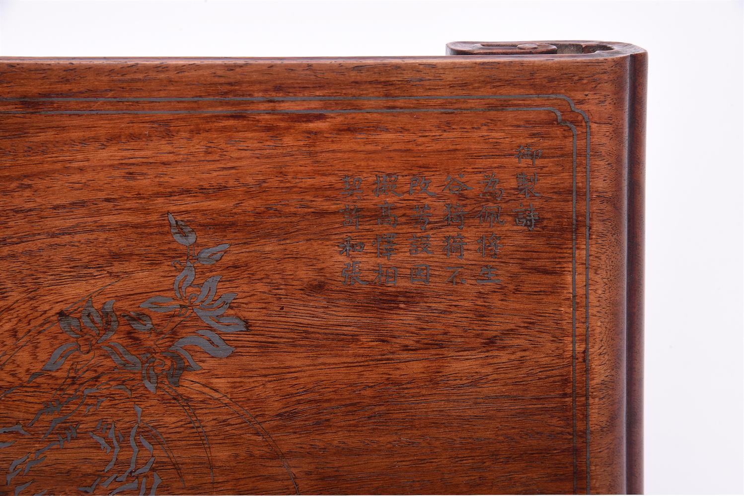 A Chinese hardwood table stand - Image 3 of 5