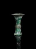 A fine Chinese bronze ritual wine vessel Shang Dynasty 13-14th century BC