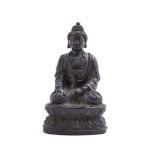 A Chinese bronze figure of Buddha