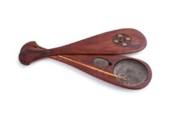 A Chinese hardwood opium scales case