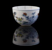 A Chinese Doucai 'chicken' cup