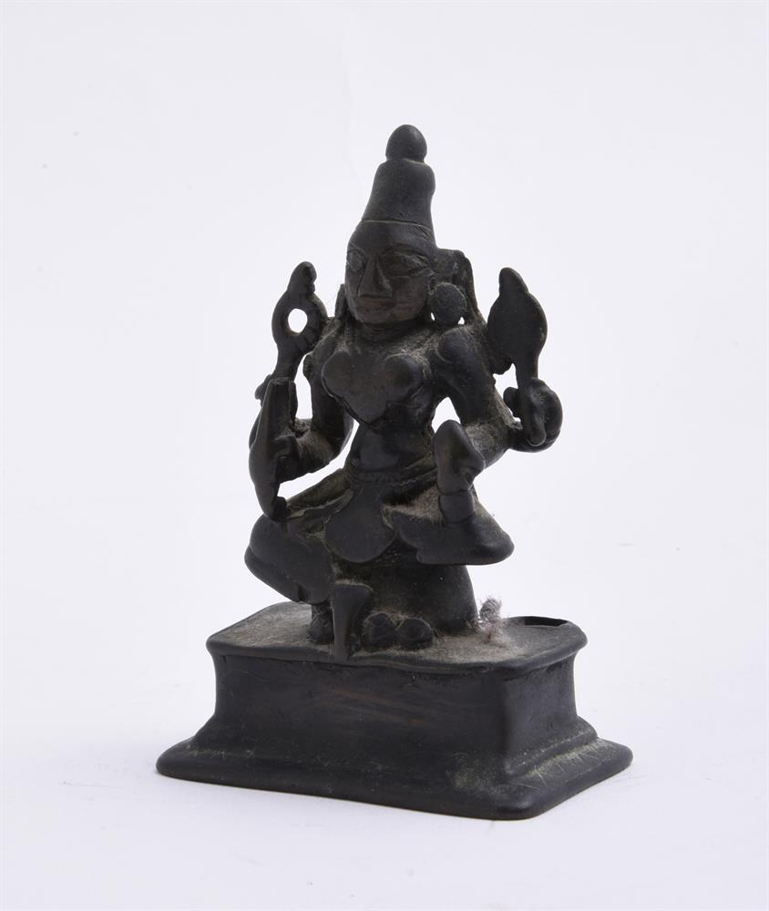 Five small Indian bronze images 18th or 19th c - Image 2 of 6