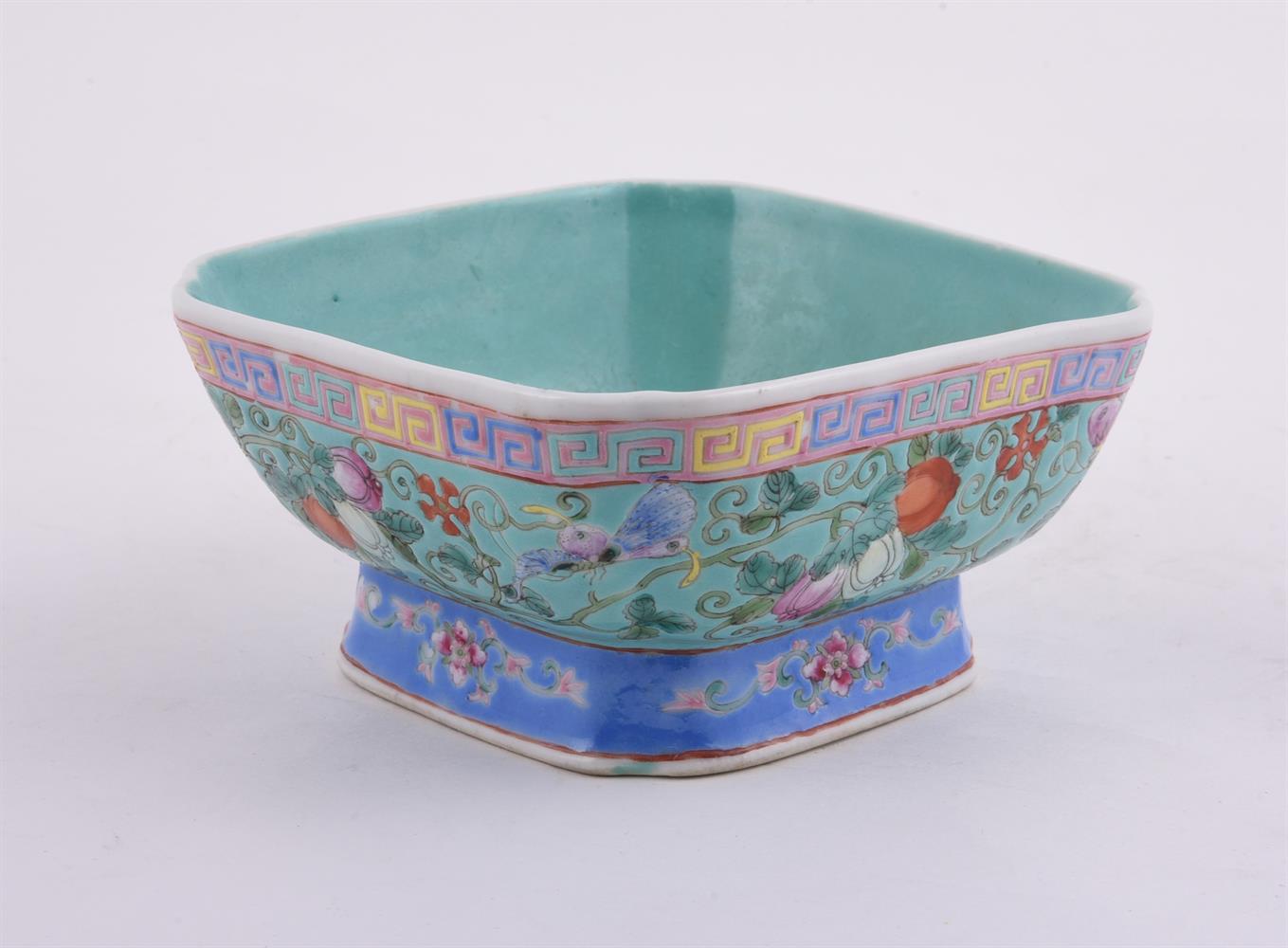 A Chinese Famille Rose square bowl - Image 5 of 10