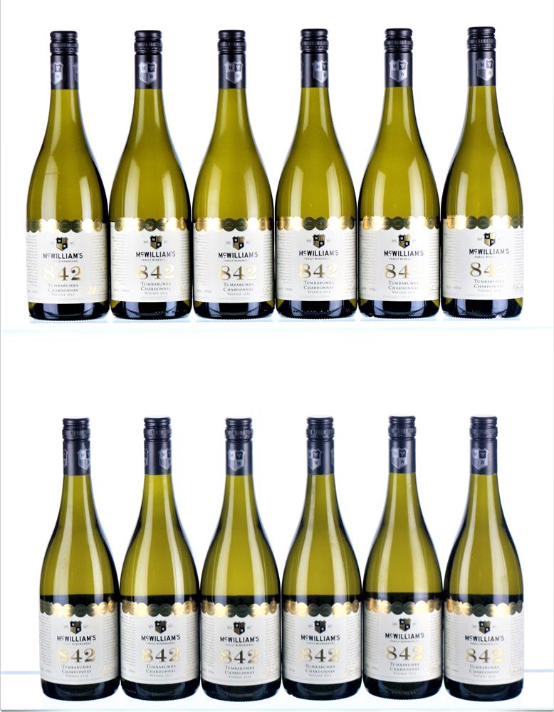 ß 2013 McWilliams Flagship 842 Tumbarumba Chardonnay - (Lying under