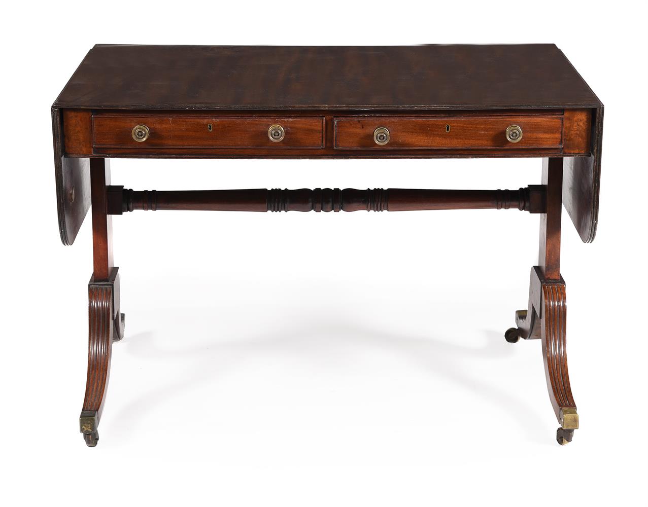 A Regency mahogany sofa table - Image 2 of 5